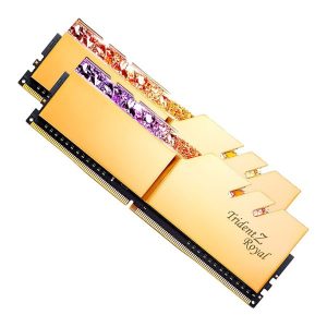 رم دسکتاپ DDR4 دو کاناله 4000 مگاهرتز CL16 جی اسکیل مدل TRIDENTZ ROYAL GOLD ظرفیت 16 گیگابایت